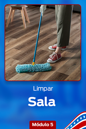 Módulo 5: limpeza profissional de sala