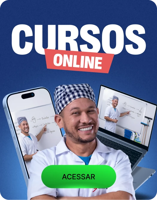Mauro Sátros apresentando cursos online de limpeza profissional