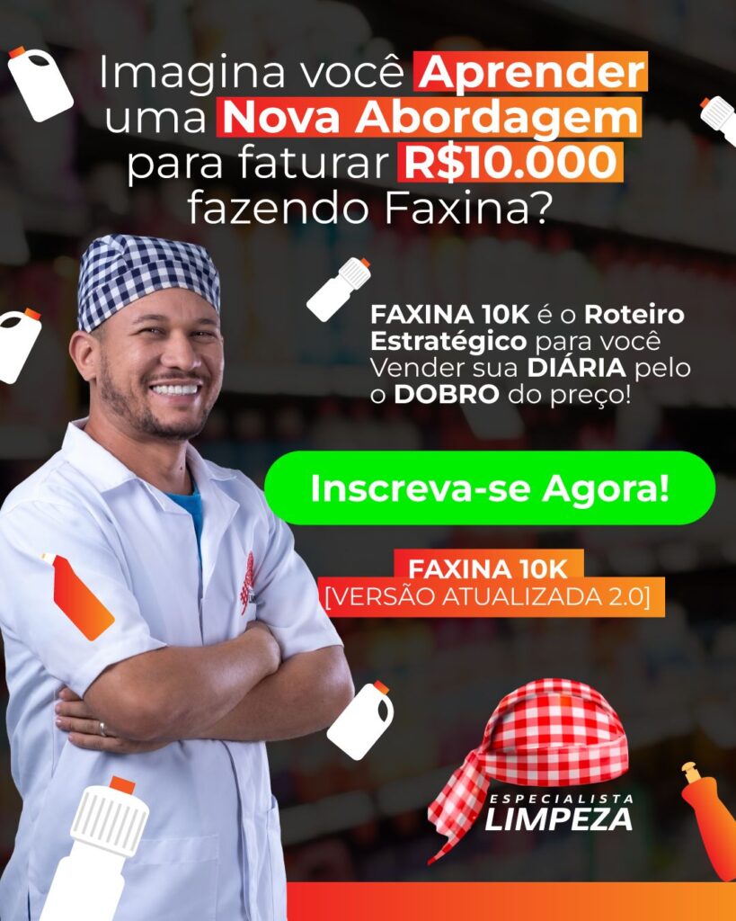 Curso Faxina 10K