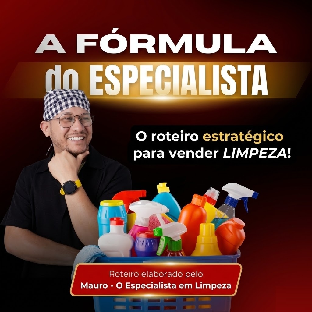 A Fórmula do Especialista em limpeza e vendas